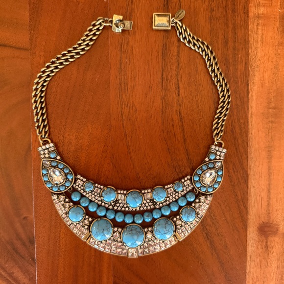 Ann Taylor Vintage Blue Set - 2 necklaces, 2 sets of earrings, 1 ring - Picture 7 of 8